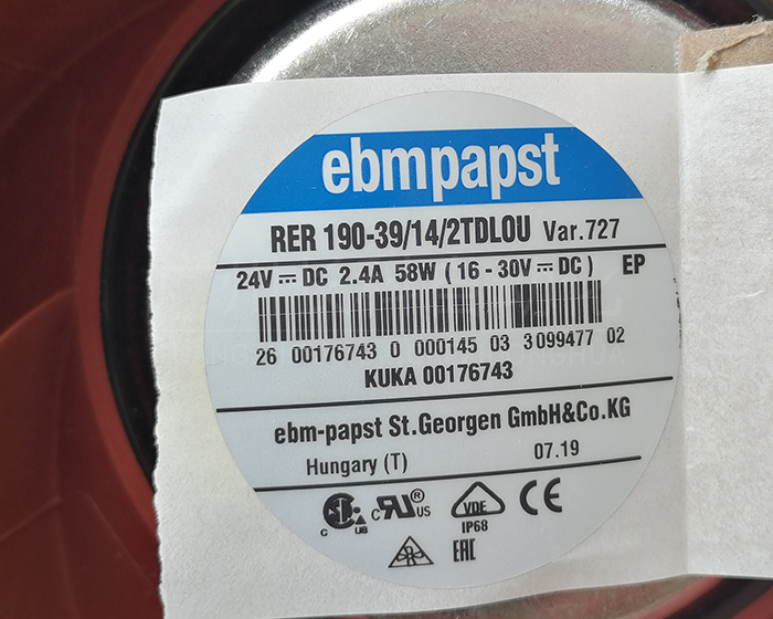 庫卡C4控制柜冷卻風扇00-176-743 庫卡C4控制柜冷卻風扇00-176-743